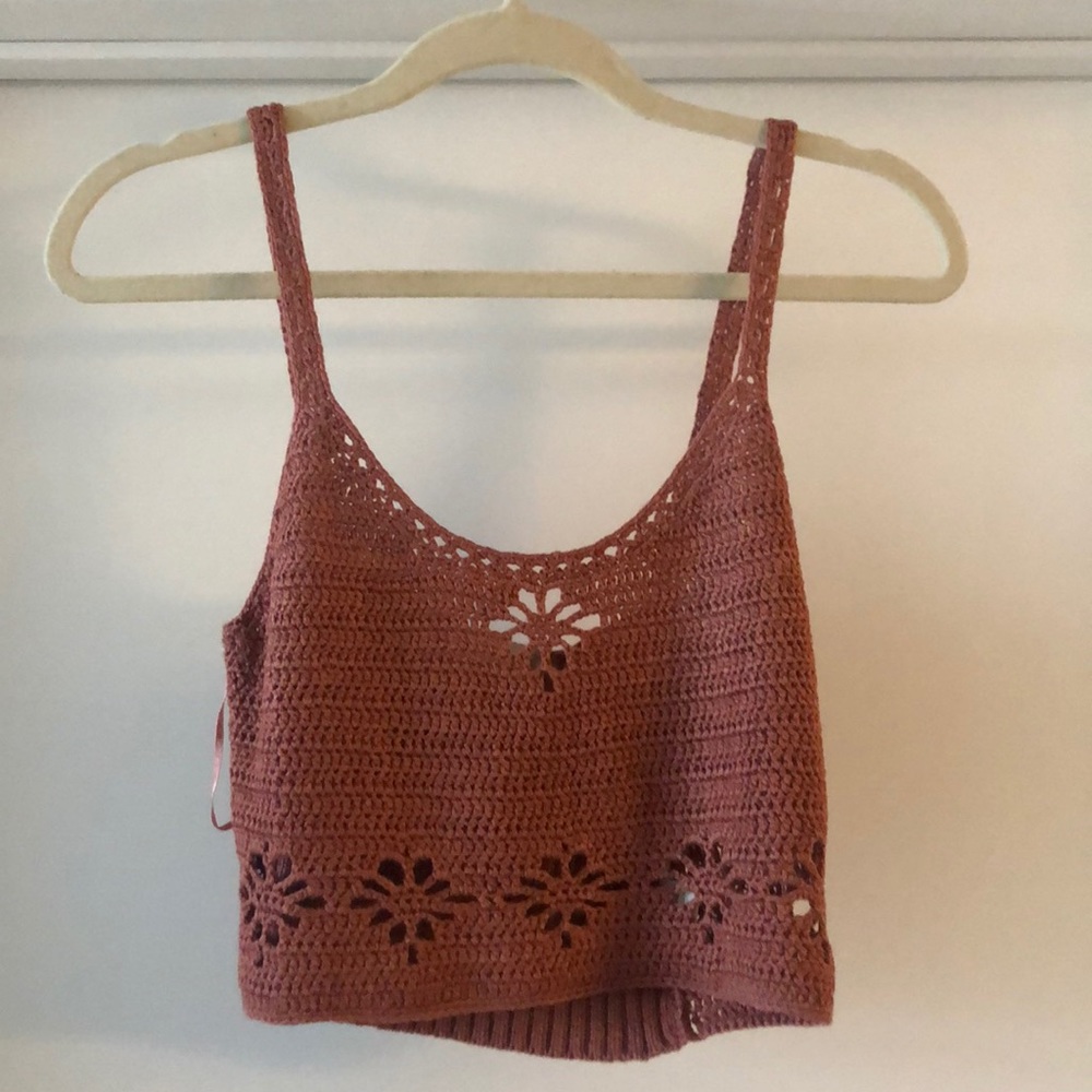 Knit crop top
